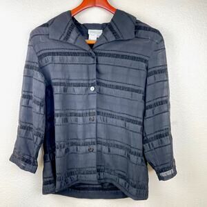 Womens Top Sz S Whimsigoth Velvet‎ Burnout Sheer Whimsigoth Dark Fairy Witchy